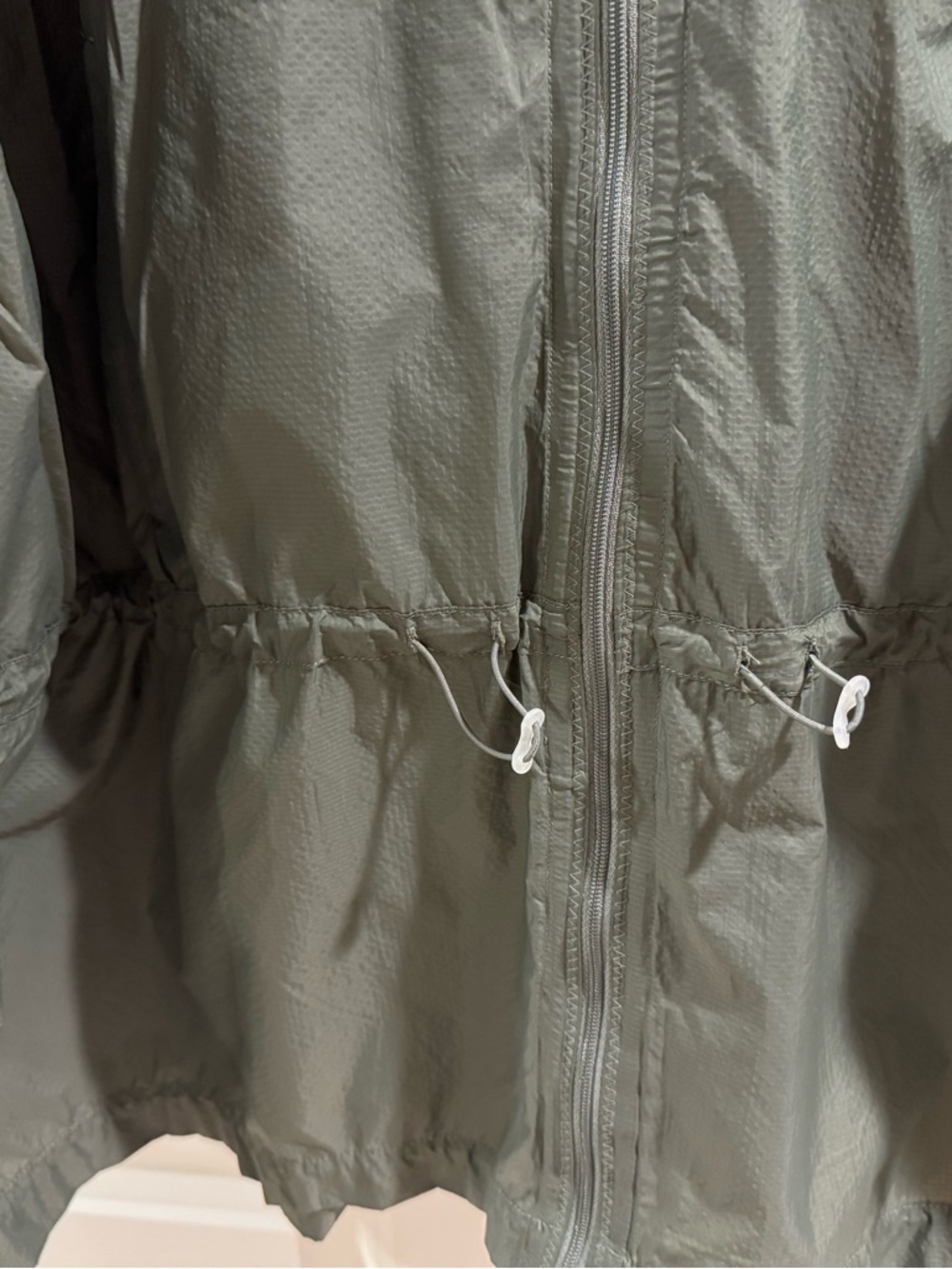 Zella Olive Drawstring Hooded Utility Jacket - Picture 5 of 7